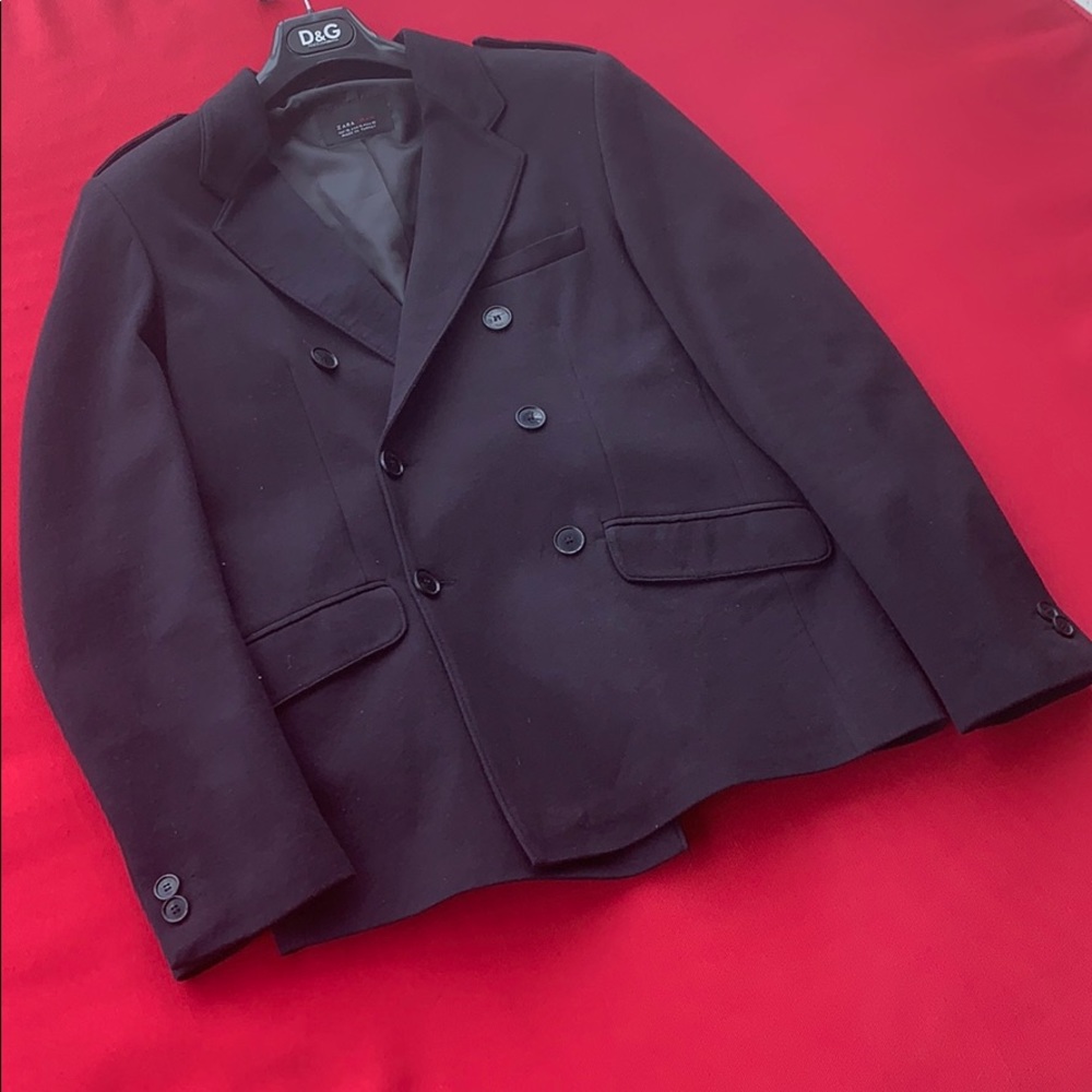 Men’s Zara Double Breasted Suit Jacket